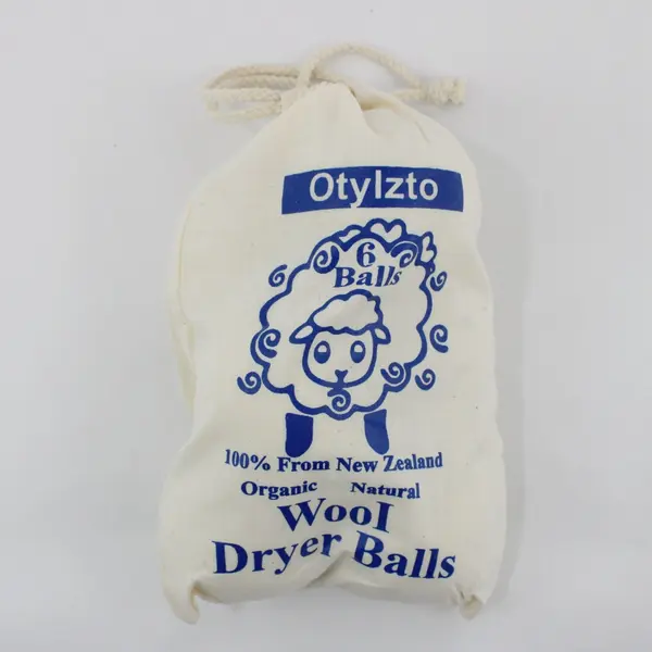 Otylzto 6-Pack Wool Dryer Balls 100% New Zealand Wool Organic Natural