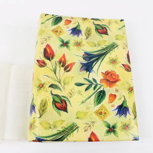 Floral Photo Album Bookbound 200 4x6 Slip-In Pockets Memo Negatives