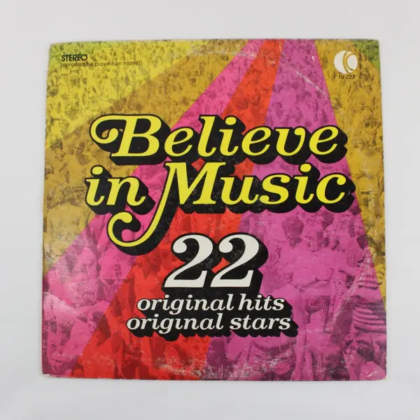 K-Tel Believe In Music TU 227 22 Original Hits 12" Vinyl Record
