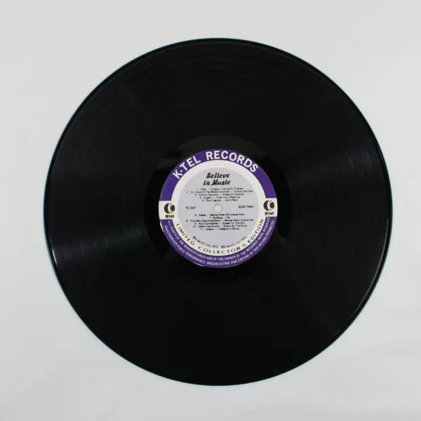 K-Tel Believe In Music TU 227 22 Original Hits 12" Vinyl Record