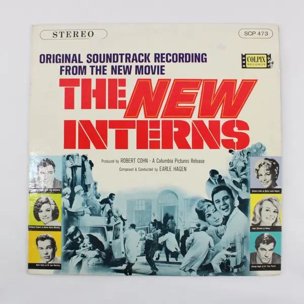 Earle Hagen The New Interns Original Movie Soundtrack LP Vinyl Colpix SCP 473