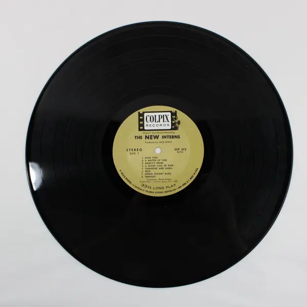 Earle Hagen The New Interns Original Movie Soundtrack LP Vinyl Colpix SCP 473