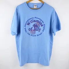 Jerzees Men's Large Willamina 4th of July T-Shirt Cotton Blend