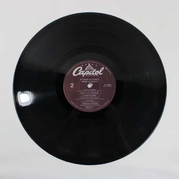 A Taste of Honey Twice as Sweet 12" Vinyl Record Capitol  George Duke  Funk