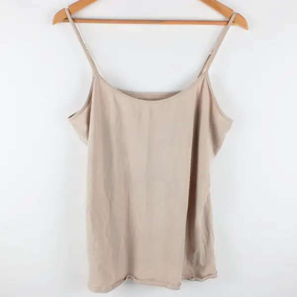Old Navy First Layer Cami Tank Top Beige Women's XL Sleeveless