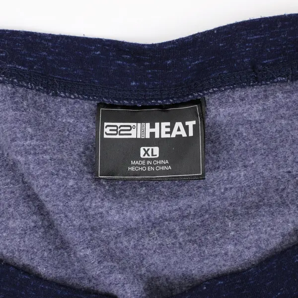 32 Degrees Heat Women's Space Dye Long Sleeve Sweater Dark Blue XL