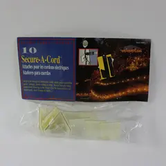 1995 Adams Party Lighters Secure-A-Cord 10-Piece Hook Set #60011-3