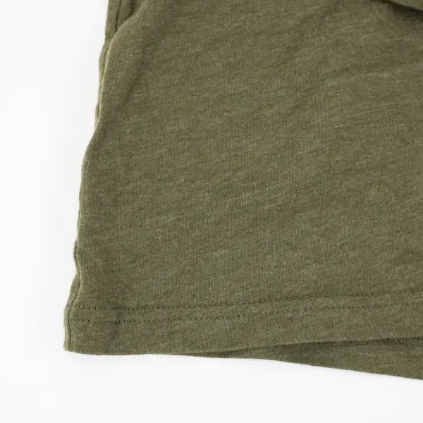 Roman Atwood Smile More Olive Green T-Shirt Men's M US Flag Sleeve