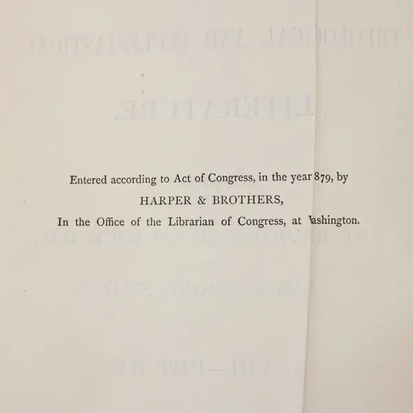 Cyclopaedia of Biblical Theological Ecclesiastical Literature Vol VIII 1879 HC