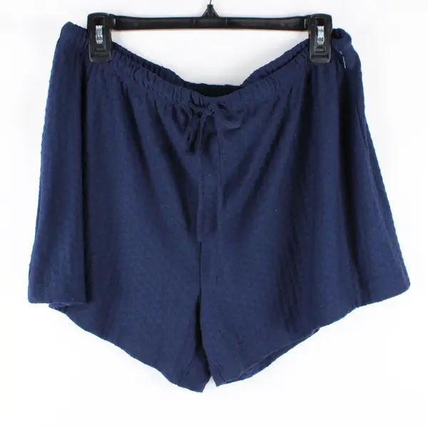 Honeydew Women's Navy Blue Sleepwear Shorts Flower Embroidery Pattern Large