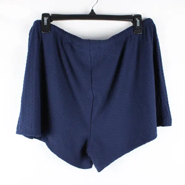 Honeydew Women's Navy Blue Sleepwear Shorts Flower Embroidery Pattern Large