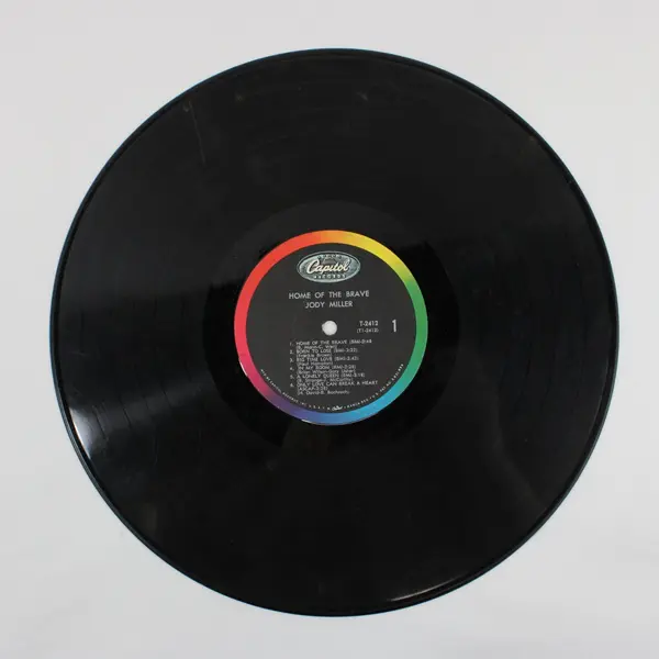 Jody Miller Home of the Brave LP Capitol Records T-2412 12in Vinyl