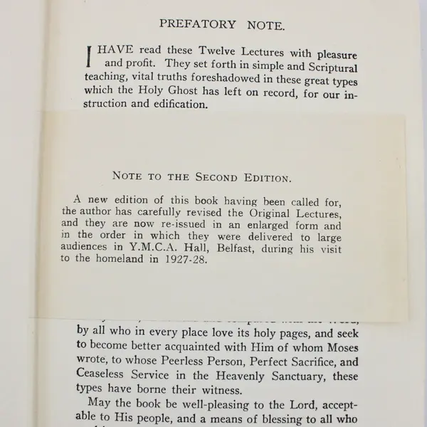 Lectures on the Tabernacle Second Edition W. J. McClure Hardcover