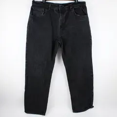 Arizona Jean Co Men's Black Flex Relaxed Straight Leg Jeans 38x30