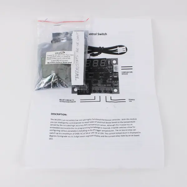 HiLetgo W1209 Digital Temperature Controller Thermostat LED Display Module