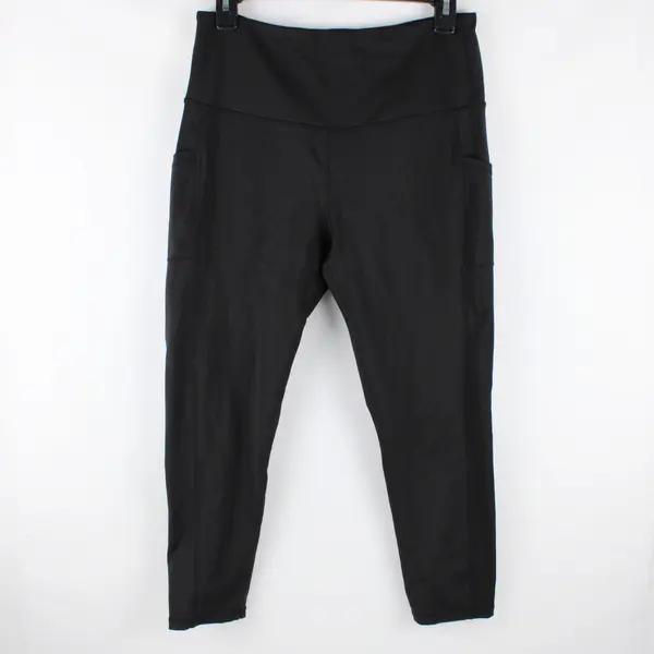 LegEnd Women's Black Activewear Capri Leggings Size Large