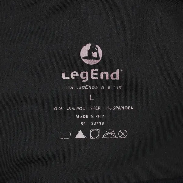 LegEnd Women's Black Activewear Capri Leggings Size Large
