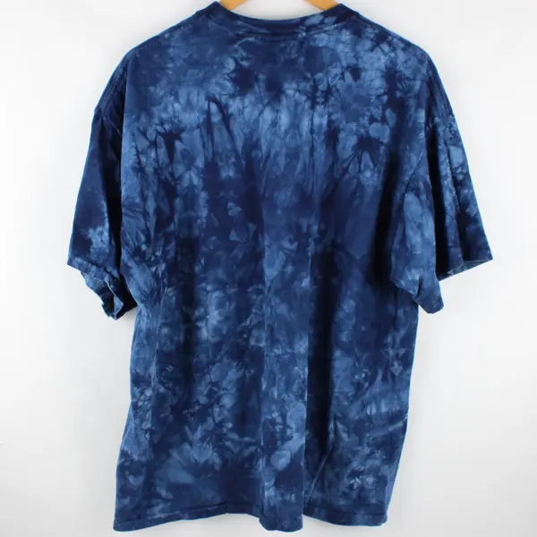 Vintage Polar Graphics Orca Blue Tie Dye T-Shirt Men's XL 100% Cotton