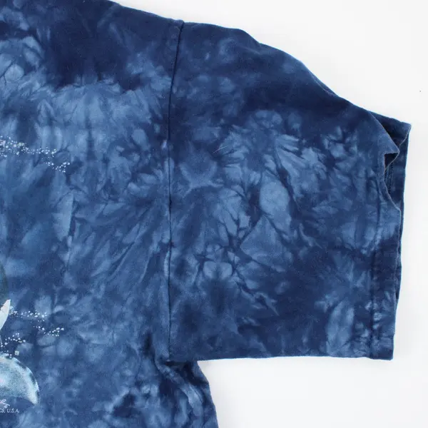 Vintage Polar Graphics Orca Blue Tie Dye T-Shirt Men's XL 100% Cotton