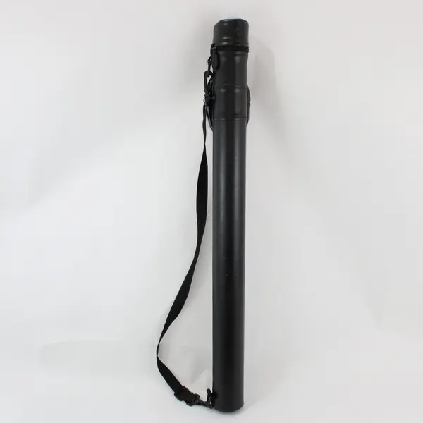 CaseMaster 2 Piece black Leather Pool Cue Case 31 Inch