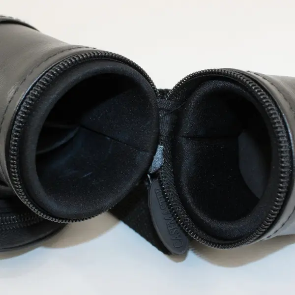 CaseMaster 2 Piece black Leather Pool Cue Case 31 Inch