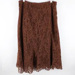 Drama Chocolate Brown Midi Skirt Women's Size 12