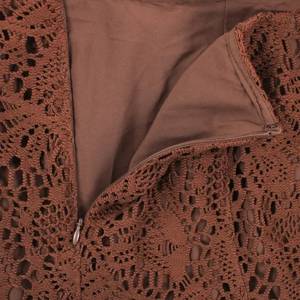 Drama Chocolate Brown Midi Skirt Women's Size 12