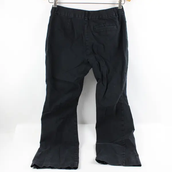 St. John's Bay Women's Bootcut Pants Black Classic Fit Size 10P