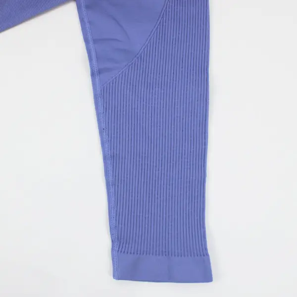 Forever 21 Women's Light Purple Ribbed Side Detail Active Leggings Size L