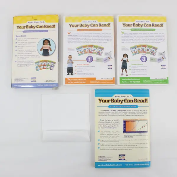 Lot of Your Baby Can Read! Early Language 2 DVDs Audio CD Game Cards Guide 2008