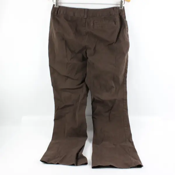 St. John's Bay Women's Bootcut Pants Brown Classic Fit Size 10P