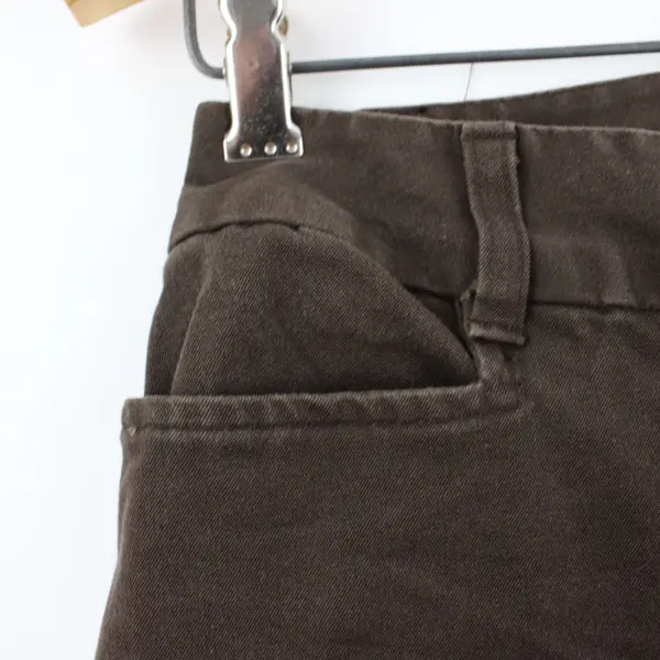 St. John's Bay Women's Bootcut Pants Brown Classic Fit Size 10P