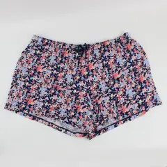 J+B Women's Sleep Shorts Large Multicolor Floral Modal Spandex Drawstring