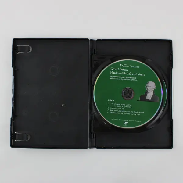 Great Courses Great Masters Haydn His Life & Music 2-Disc Set DVD W/Guidebook