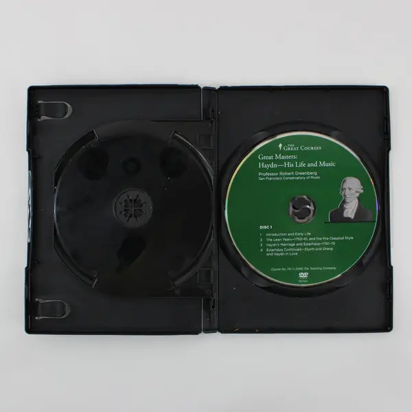 Great Courses Great Masters Haydn His Life & Music 2-Disc Set DVD W/Guidebook
