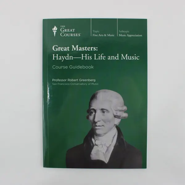 Great Courses Great Masters Haydn His Life & Music 2-Disc Set DVD W/Guidebook