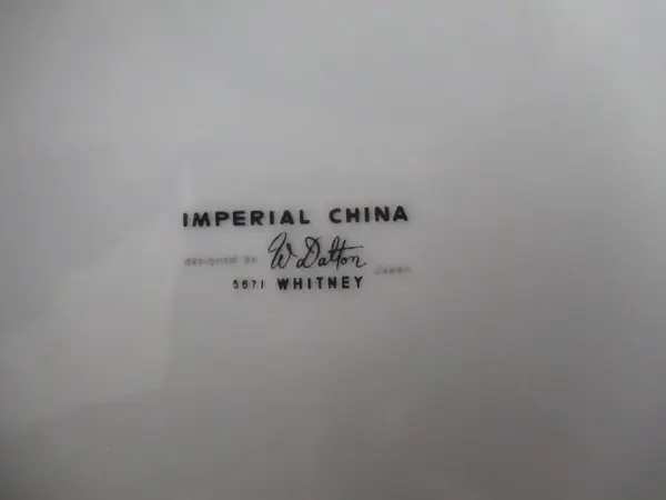 Imperial China 5671 Whitney Coffee Pot With Lid by W. Dalton