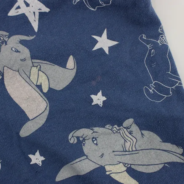 Disney Dumbo Women's L Blue Fleece Pajama Pants Joggers