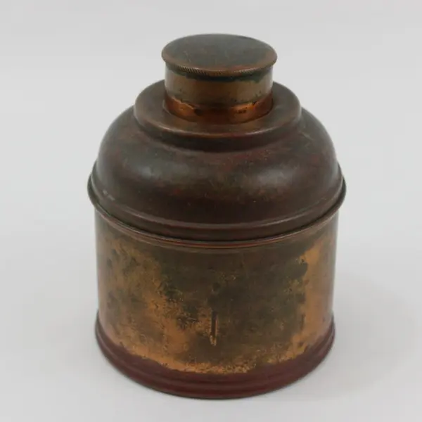 Rumford Vintage Copper Tobacco Humidor Container Canister