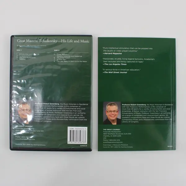 The Great Courses Great Masters Tchaikovsky Life & Music 2-Disc DVD Guidebook