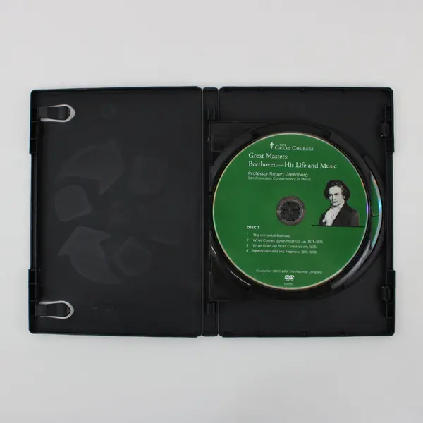 The Great Courses Great Masters Beethoven Life & Music 2-Disc DVD W/Course GB