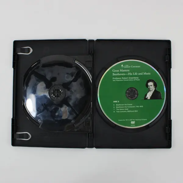 The Great Courses Great Masters Beethoven Life & Music 2-Disc DVD W/Course GB