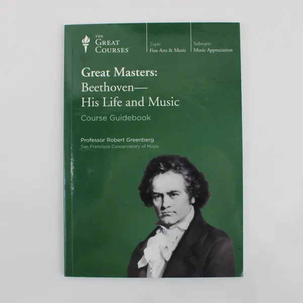 The Great Courses Great Masters Beethoven Life & Music 2-Disc DVD W/Course GB