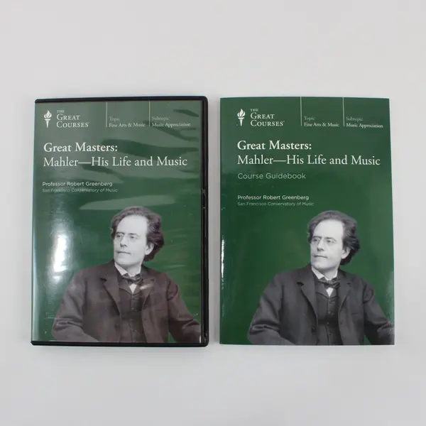 The Great Courses Great Masters Mahler 2-Disc DVD Set W/Guidebook R Greenberg