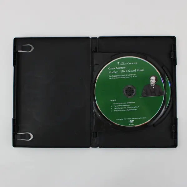The Great Courses Great Masters Mahler 2-Disc DVD Set W/Guidebook R Greenberg