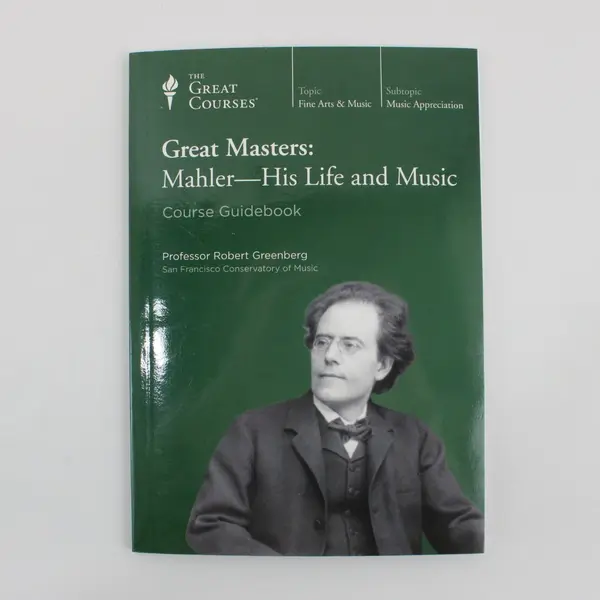 The Great Courses Great Masters Mahler 2-Disc DVD Set W/Guidebook R Greenberg