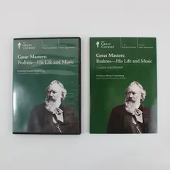 The Great Courses Great Masters Brahms Life & Music 2-Disc DVD Set W/Guidebook