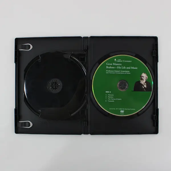 The Great Courses Great Masters Brahms Life & Music 2-Disc DVD Set W/Guidebook