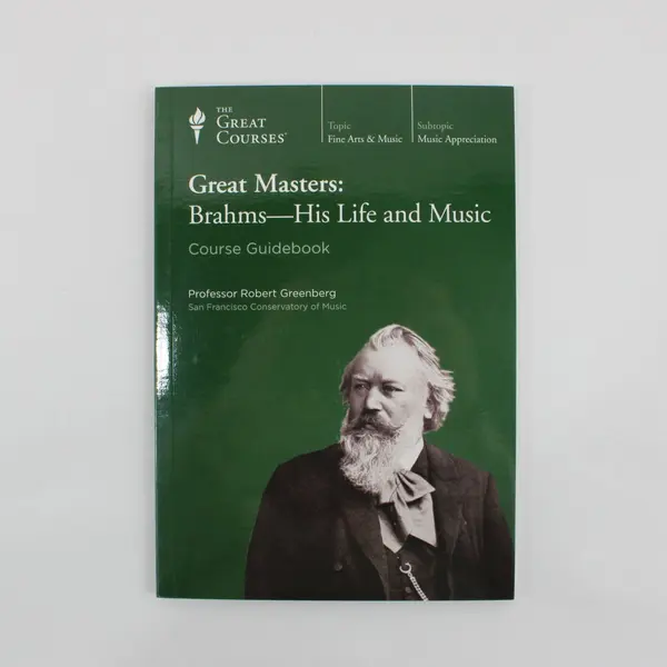The Great Courses Great Masters Brahms Life & Music 2-Disc DVD Set W/Guidebook