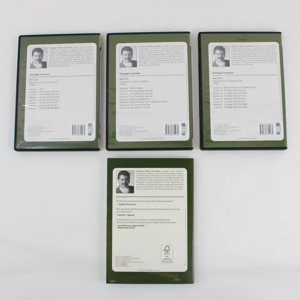 The Great Courses The Operas of Mozart 6-disc DVD Set 3 Cases W/Course Guidebook